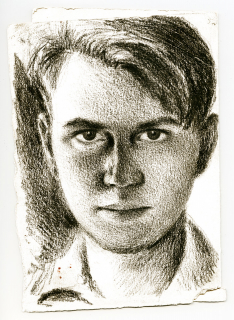 Леопольд Ященко. Автопортрет. 1945-46 рр.