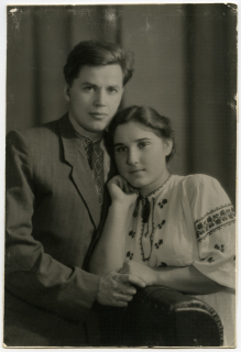 Леопольд Ященко й Лідія Орел. 1958
