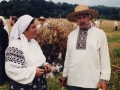Лідія Орел і Леопольд Ященко на обжинках у МНАПУ. 1997