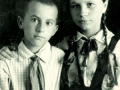 Віктор Захарченко з сестрою Вірою